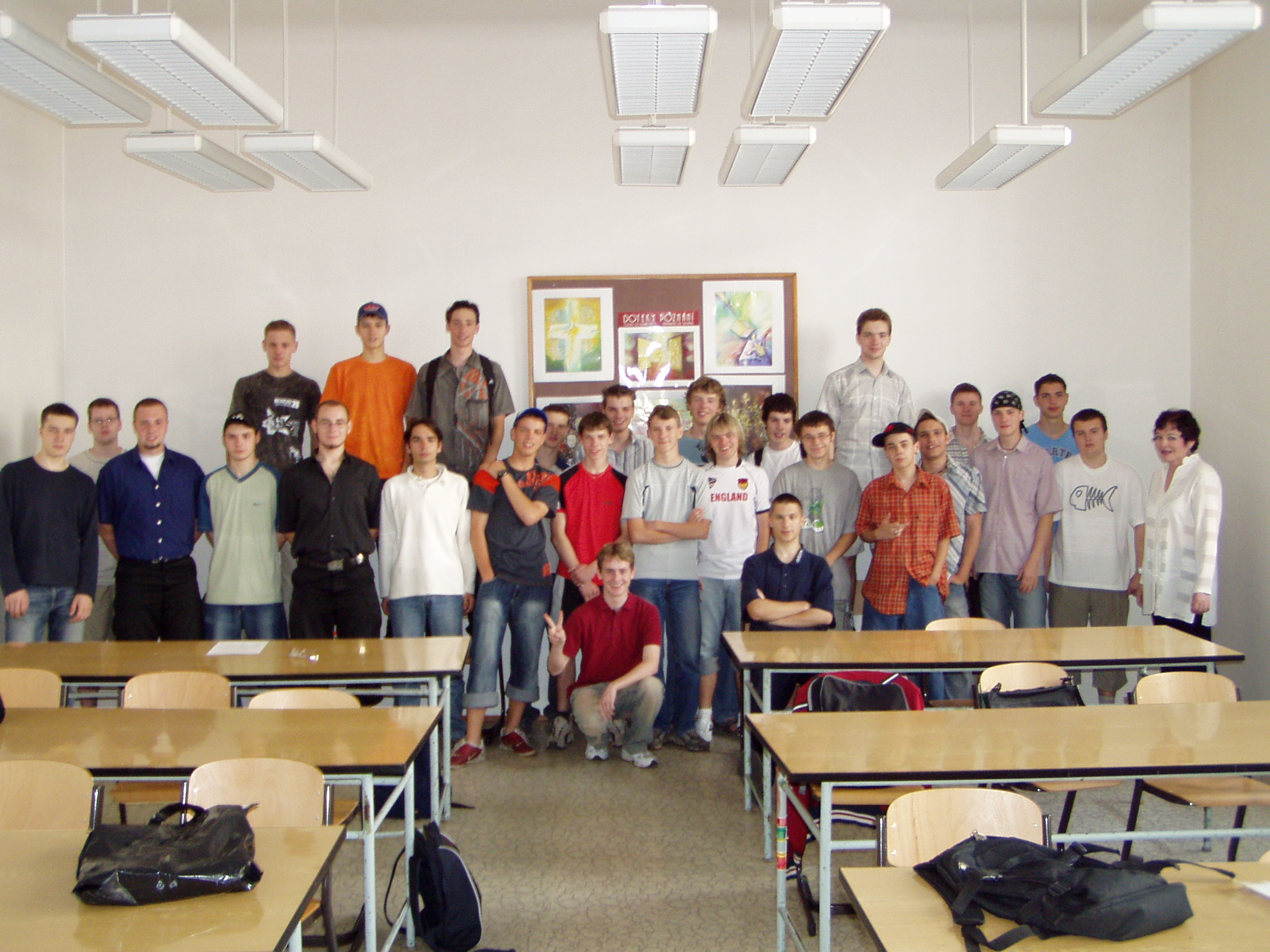 Společná fotografie z maturity